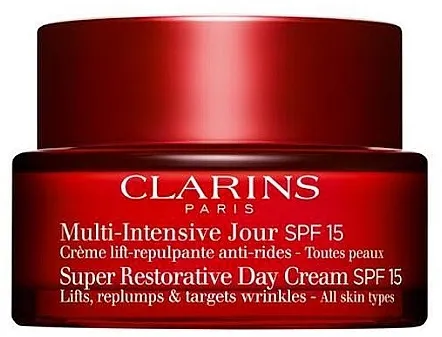 Clarins Multi-Intensive Jour SPF 15 Super Restorative Day Cream Krema za lice