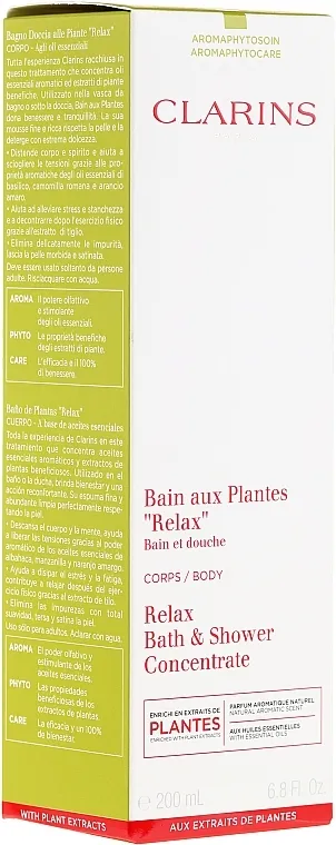 Clarins Relax Bath &amp; Shower Concentrate Pjena za kupanje