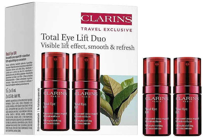 Clarins Total Eye Lift Duo (eye/conc/15mlx2) Set