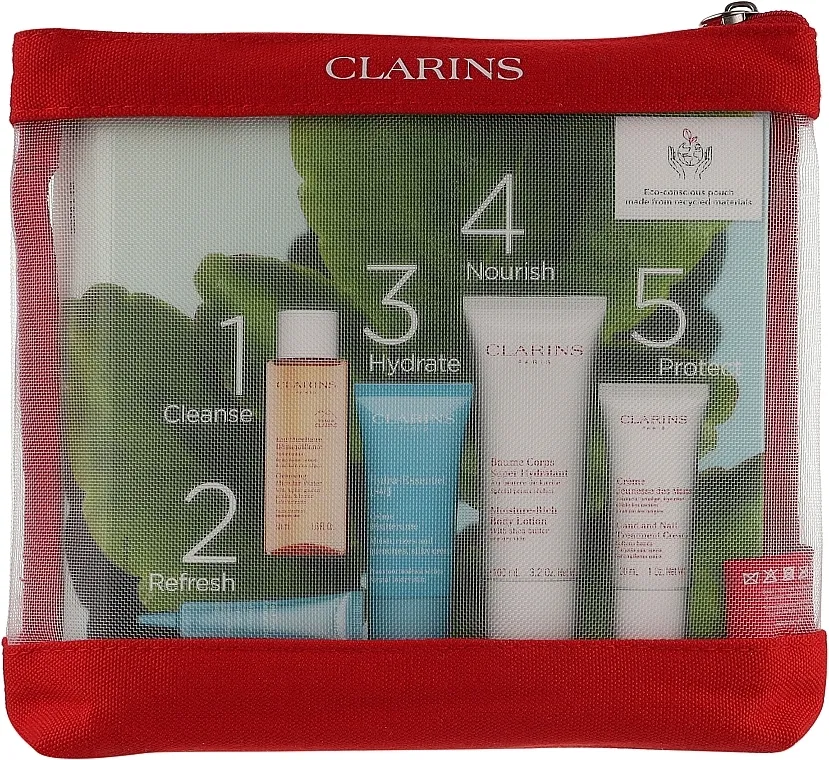 Clarins Travel Body Care Set Set, 6 proizvoda