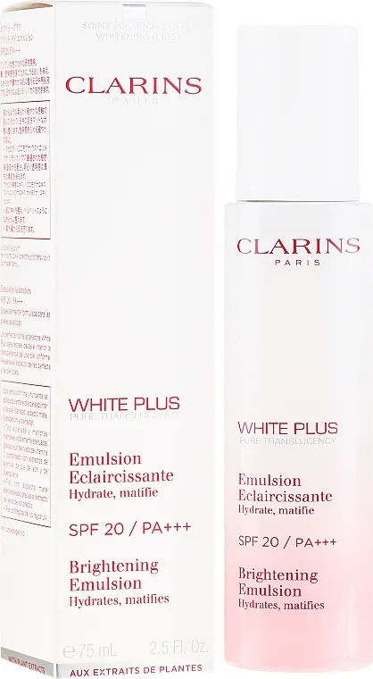 Clarins White Plus Emulsion SPF20 Matirajuća emulzija