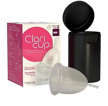 Claripharm Claricup Menstrual Cup Menstrualna čašica za dezinfekciju, veličina 2