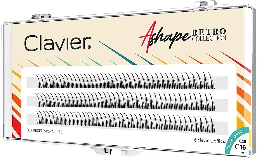 Clavier A-Shape Retro Collection Snopovi trepavica, C, 16 mm