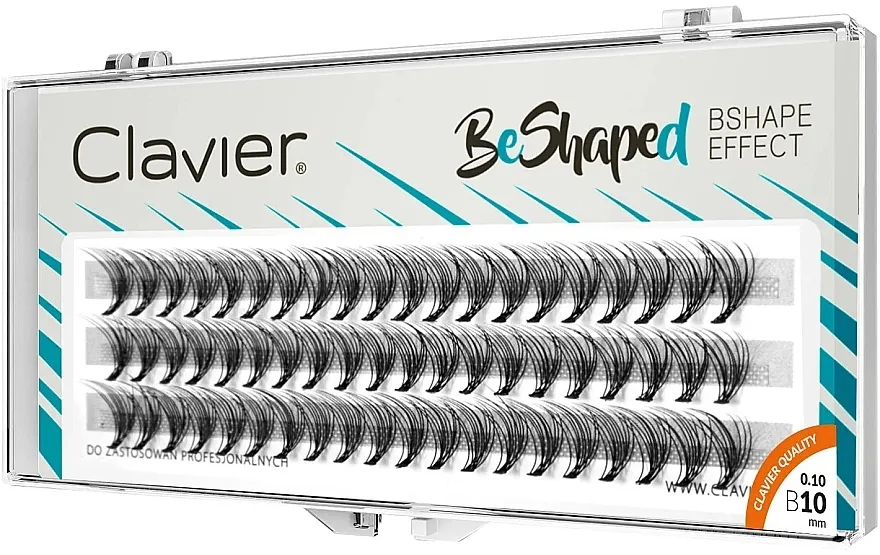 Clavier BeShaped Veštačke trepavice, B, 10 mm
