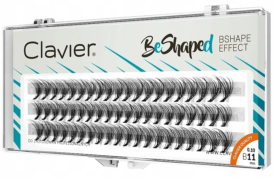 Clavier BeShaped Veštačke trepavice, B, 11 mm