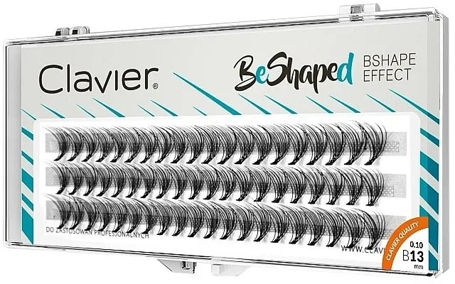 Clavier BeShaped Veštačke trepavice, B, 13 mm