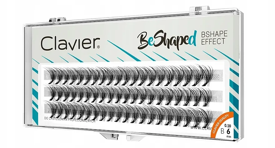 Clavier BeShaped Veštačke trepavice, B, 6 mm
