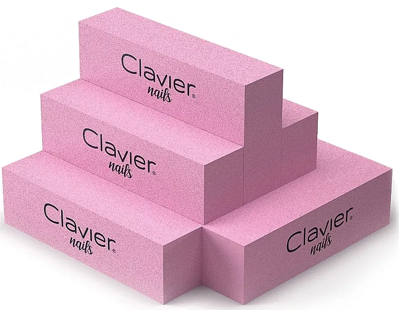 Clavier Blok za poliranje noktiju, ružičasti
