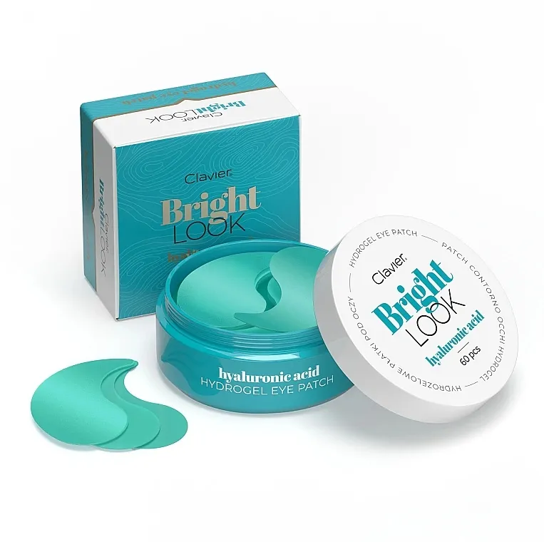 Clavier Bright Look Hyaluronic Acid Hydrogel Eye Patch Hidrogel flasteri za oči sa hijaluronskom kiselinom