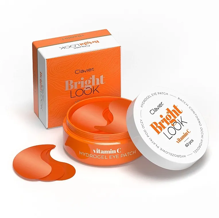 Clavier Bright Look Vitamin C Hydrogel Eye Patch Hidrogel flasteri za oči sa vitaminom C