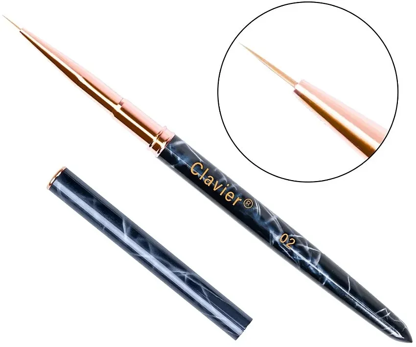 Clavier Fine Precision Četkica 02 za dekoraciju 9 mm, tamnoplava