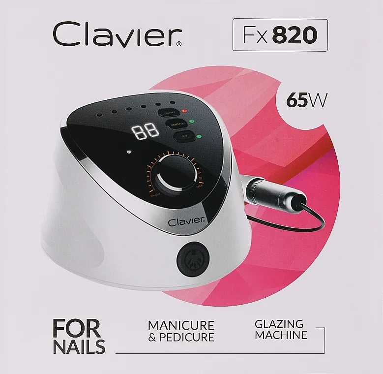 Clavier FX 820 65W White Freza za manikir i pedikir