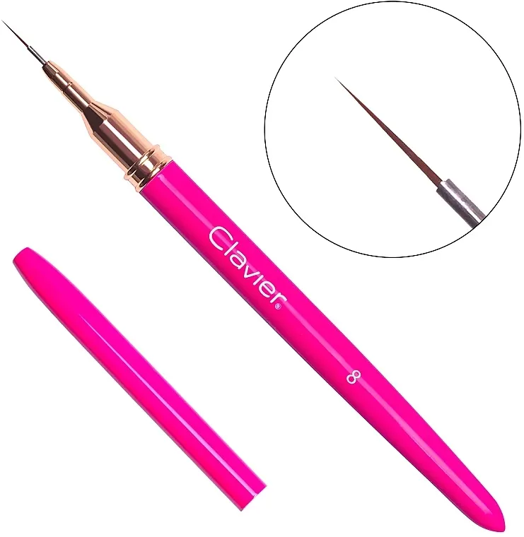 Clavier Magenta Četkica za ukrašavanje, 8 mm, br. 02
