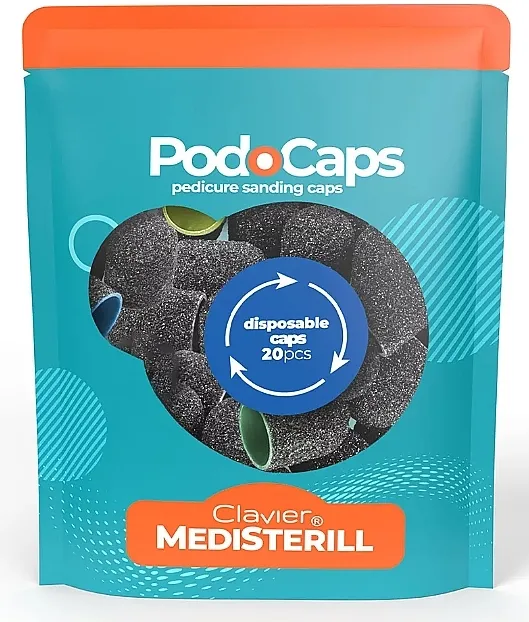 Clavier Medisterill PodoCaps Pedicure Sanding Caps Abrazivni nastavci za pedikir, 10 mm
