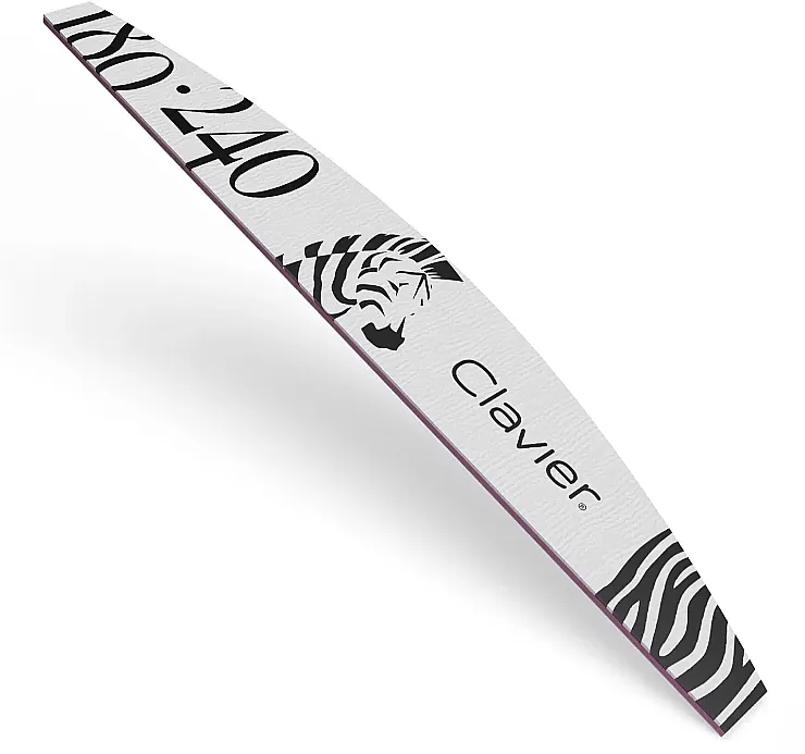 Clavier Turpija za nokte, zebra, 180/240