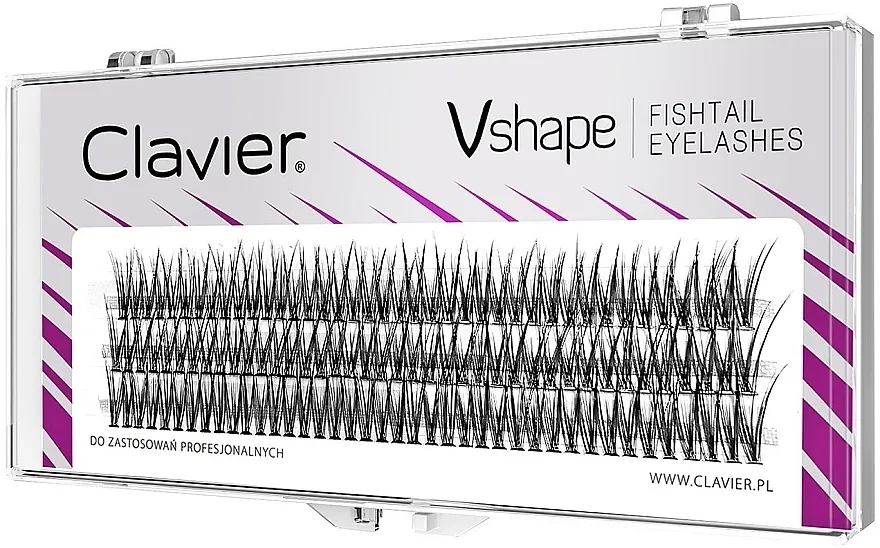 Clavier V-Shape Eyelashes Veštačke trepavice 16 mm