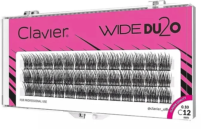 Clavier Wide DU2O Eyelashes Veštačke trepavice 12 mm