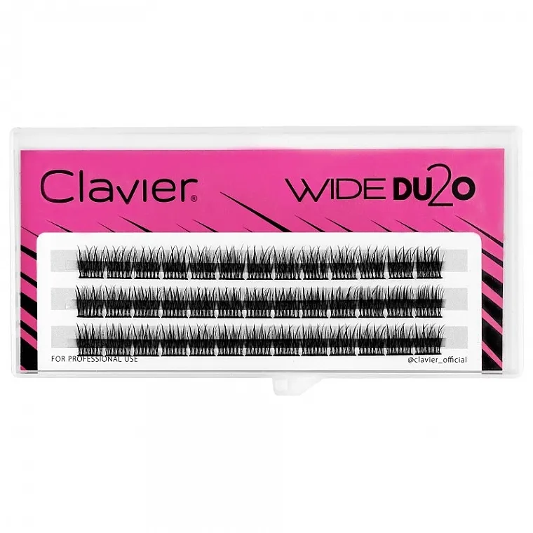 Clavier Wide DU2O Eyelashes Veštačke trepavice, C, 8 mm