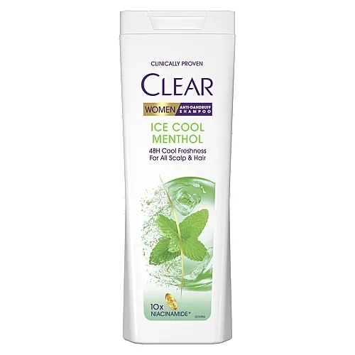 Clear Anti-Dandruff Ice Cool Menthol Shampoo Šampon protiv peruti za žene "Ledena svežina sa mentolom"