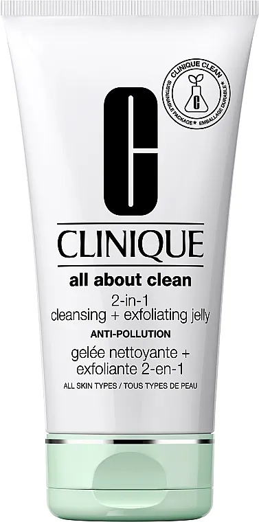 Clinique All About Clean 2-in-1 Cleansing + Exfoliating Jelly Žele za čišćenje i piling 2-u-1