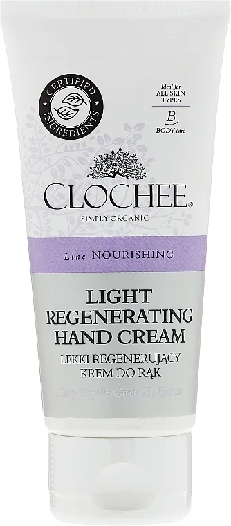 Clochee Nourishing Light Regenerating Hand Cream Lagana regenerativna krema za ruke