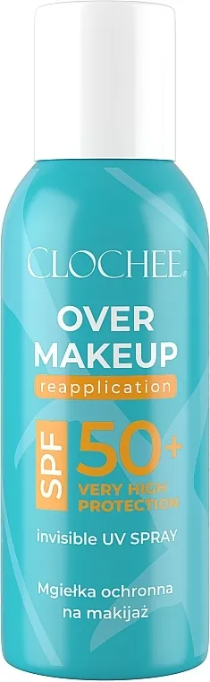Clochee Over Makeup Invisible UV Spray SPF50+ Sprej za lice