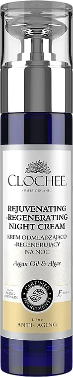 Clochee Regenerating-Rejuvenating Night Cream Noćna krema, regeneracija, pomlađivanje