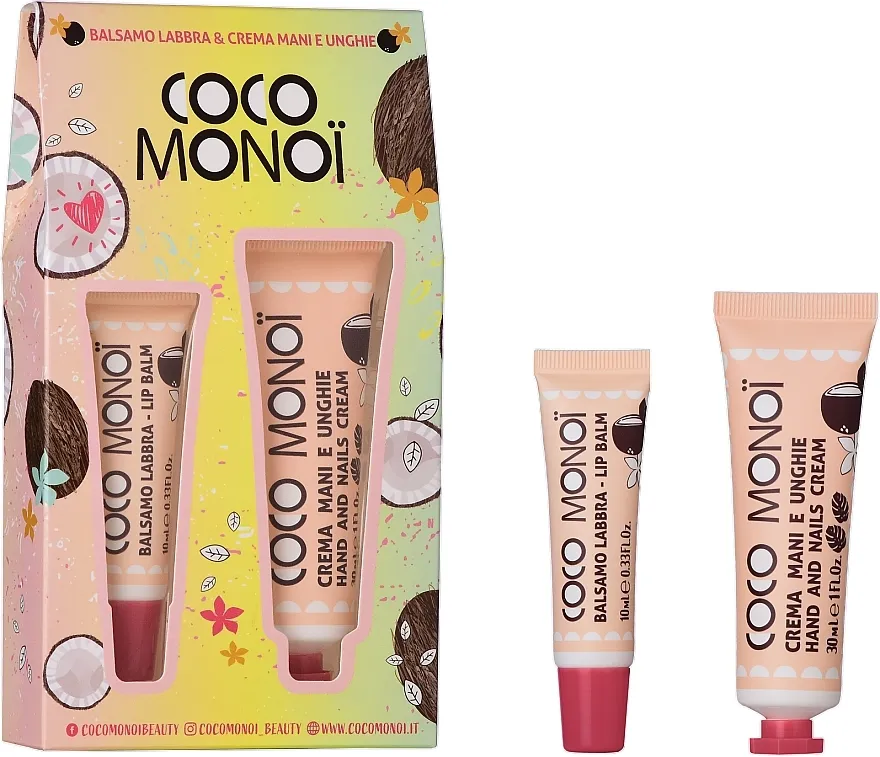Coco Monoi (lip/balm/10ml + h/cr/30ml) Set