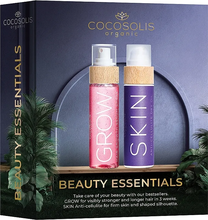 Cocosolis Beauty Essentials (h/spray/110ml + b/oil/110) Set