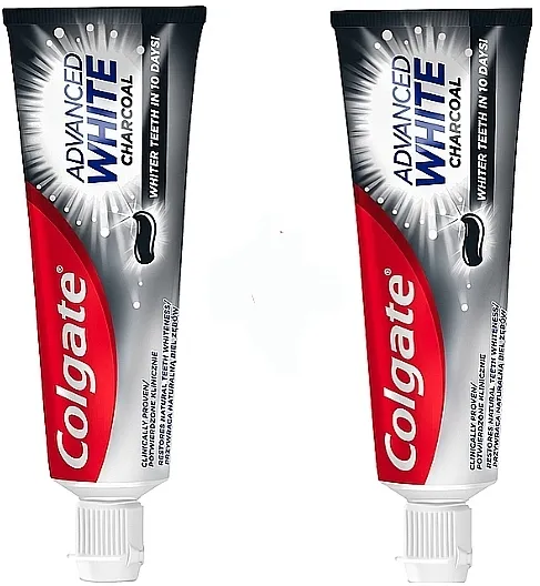 Colgate Advanced White Charcoal (toothpaste/2x75ml) Set pasta za zube
