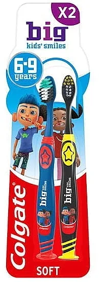 Colgate Big Kid's Smile Soft Toothbrush Dečija četkica za zube, plava/crna