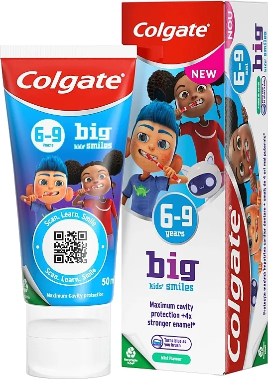 Colgate Big Kids Smiles Pasta za zube za decu od 6 do 9 godina "Nežna menta"