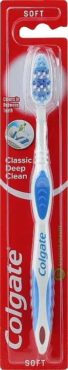 Colgate Classic Deep Clean Soft Četkica za zube mekana "Classic", plava