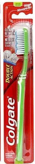 Colgate Double Action Medium Četkica za zube, zelena
