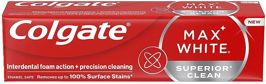 Colgate Max White Superior Clean Toothpaste Zubna pasta