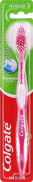 Colgate Premier Medium Toothbrush Četkica za zube "Premier" srednje tvrdoće №1, roza 2