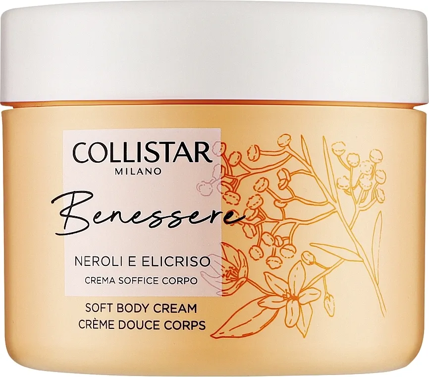 Collistar Benessere Neroli E Elicrisio Soft Body Cream Krem za telo