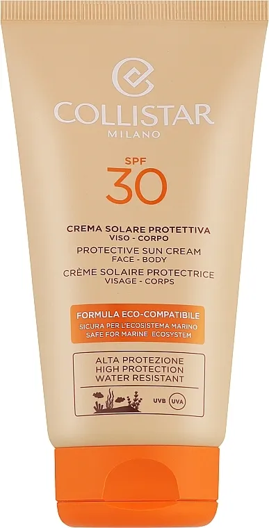 Collistar Eco-Compatible Protection Sun Cream SPF30 Zaštitni krem za sunčanje