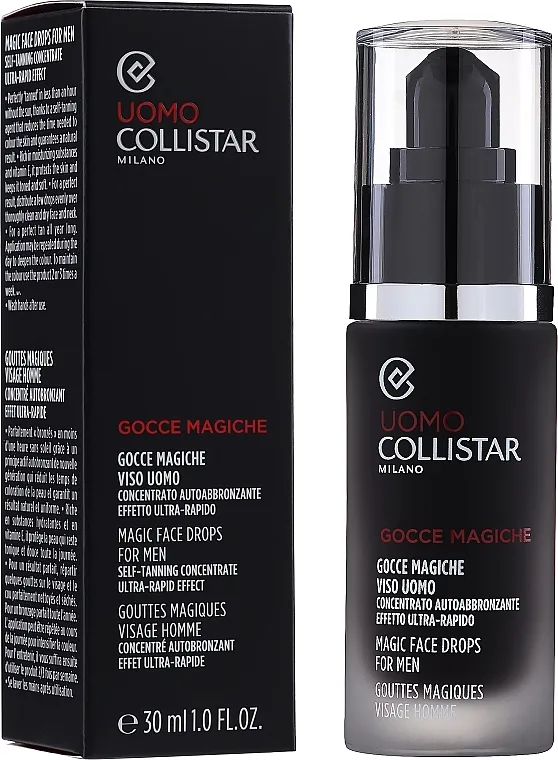 Collistar Linea Uomo Magic Face Drops For Men Koncentrirano sredstvo za samotamnjenje