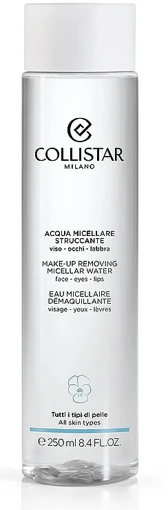 Collistar Make-up Removing Micellar Water Face-Eyes-Lips Micelarna voda za lice, oči i usne