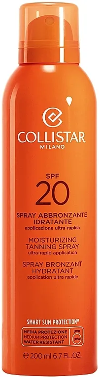 Collistar Moisturizing Tanning Spray SPF20 200ml Hidratantni sprej za sunčanje