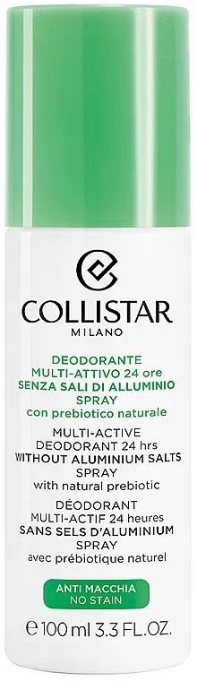 Collistar Multi-Active Deodorant Without Aluminium Salts 24 Hours Spray Dezodorans