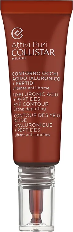 Collistar Pure Actives Eye Contour Hyaluronic Acid + Peptides Krema za oči