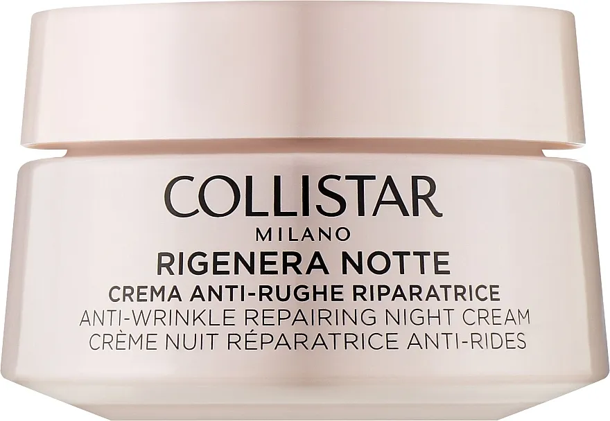 Collistar Rigenera Anti-Wrinkle Repairing Night Cream Smell Pineapple Fresh