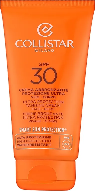 Collistar Ultra Protection Tanning Cream face and body SPF 30 Krema za sunčanje