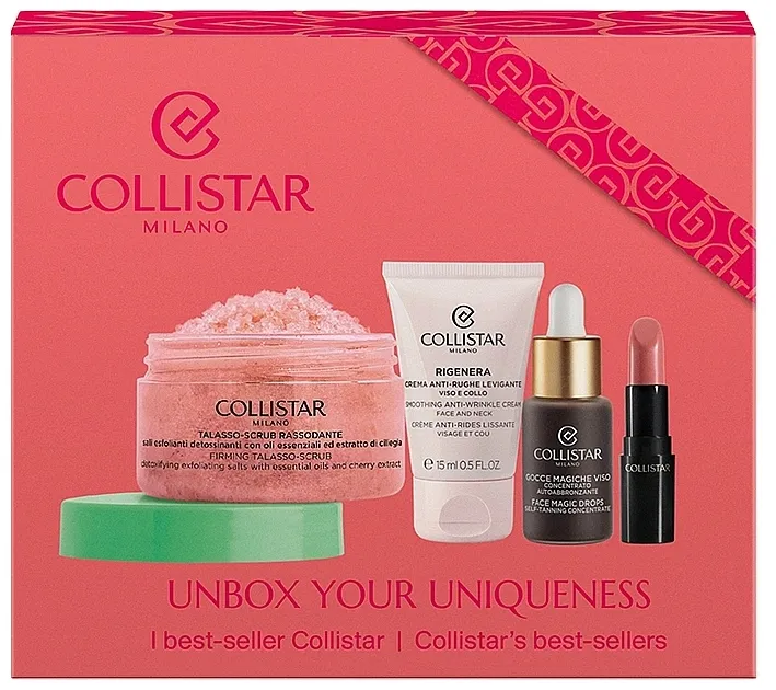 Collistar Unbox Your Uniqueness Set za lice i telo, 4 proizvoda