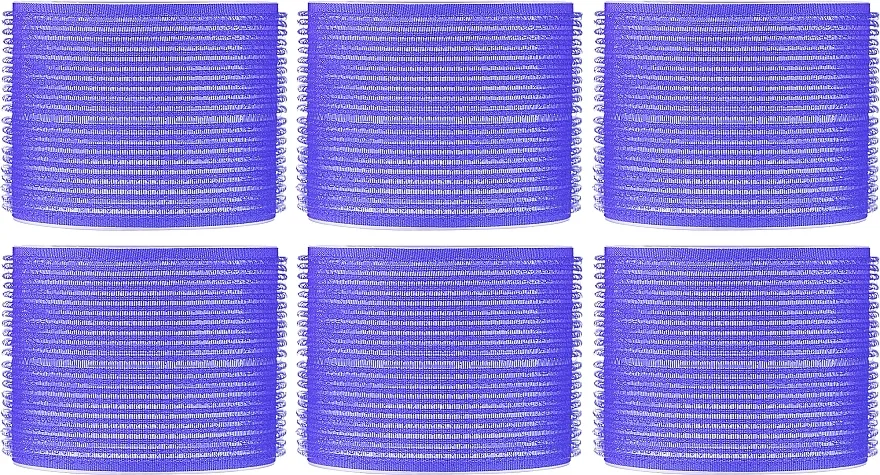 Comair Set čičak uvijača "Jumbo", 6 komada, 78 mm, plavi