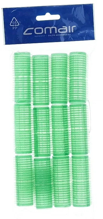 Comair Set čičak uvijača "Velcro plus", 12 komada, 20mm, zeleni