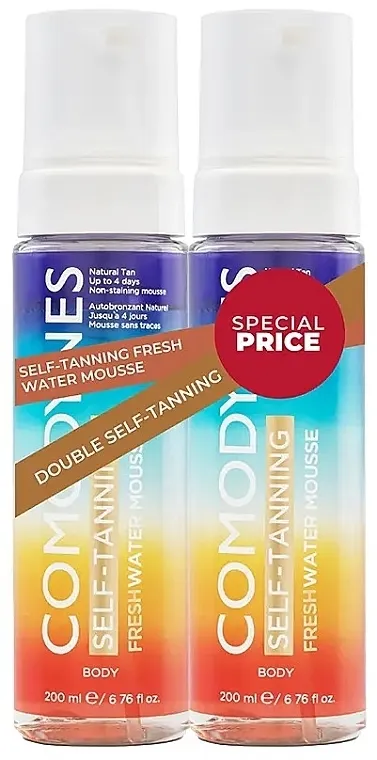 Comodynes Self Tanning Mousse (b/mousse/2x200ml) Set