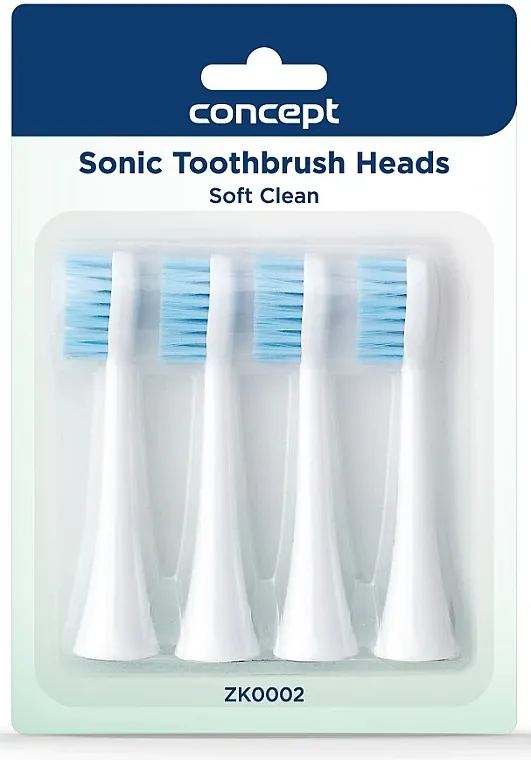 Concept Sonic Toothbrush Heads Soft Clean Zamjenske glave četkica za zube, ZK0002